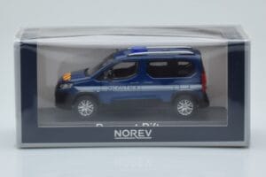 Peugeot Rifter Gendarmerie Otremer Sininen Norev 1:43 479064 Metalli — kuva 4 / 4