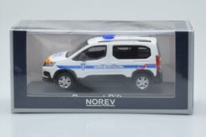 Peugeot Rifter Police Municipale Valkoinen Norev 1:43 479067 Metalli — kuva 4 / 4