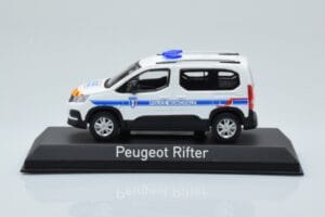 Peugeot Rifter Police Municipale Valkoinen Norev 1:43 479067 Metalli
