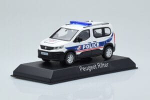 Peugeot Rifter Police Nationale Valkoinen Norev 1:43 479065 Metalli — kuva 2 / 4