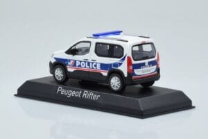 Peugeot Rifter Police Nationale Valkoinen Norev 1:43 479065 Metalli — kuva 3 / 4