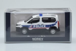Peugeot Rifter Police Nationale Valkoinen Norev 1:43 479065 Metalli — kuva 4 / 4