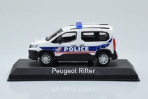 Peugeot Rifter Police Nationale Valkoinen Norev 1:43 479065 Metalli