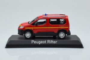 Peugeot Rifter Pompiers Punainen Norev 1:43 479069 Metalli