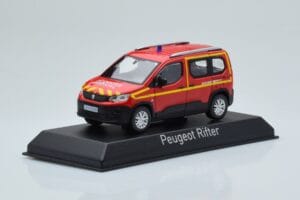 Peugeot Rifter Pompiers Secours Medical Punainen Norev 1:43 479070 Metalli — kuva 2 / 4