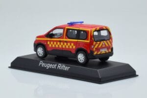 Peugeot Rifter Sapeurs Pompiers Punainen Norev 1:43 479071 Metalli — kuva 3 / 4