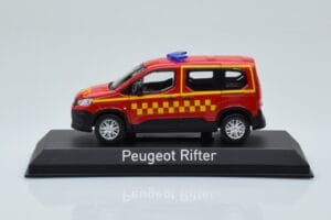 Peugeot Rifter Sapeurs Pompiers Punainen Norev 1:43 479071 Metalli