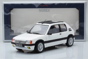 Peugeot 205 GTi 1.6 Valkoinen Norev 1:18 184849 Metalli — kuva 8 / 8
