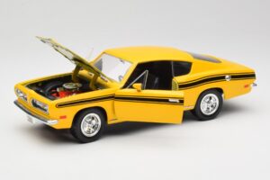 Plymouth Barracuda Keltainen Road Legends 1:18 92178 Metalli — kuva 2 / 8
