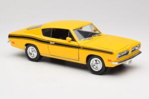 Plymouth Barracuda Keltainen Road Legends 1:18 92178 Metalli — kuva 6 / 8