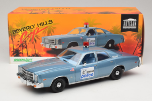 Plymouth Fury Beverly Hills PD Sininen GreenLight 1:18 19069 Metalli — kuva 8 / 8