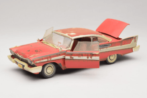 Plymouth Fury Punainen Christine Likainen Versio Auto World 1:18 AWSS119/06 Metalli — kuva 2 / 8