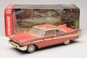 Plymouth Fury Punainen Christine Likainen Versio Auto World 1:18 AWSS119/06 Metalli — kuva 8 / 8