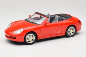 Porsche 911 996 Cabriolet Punainen Mira 1:18 6930 Metalli