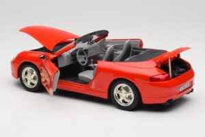 Porsche 911 996 Cabriolet Punainen Mira 1:18 6930 Metalli — kuva 5 / 8