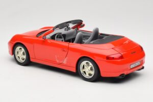 Porsche 911 996 Cabriolet Punainen Mira 1:18 6930 Metalli — kuva 7 / 8