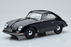 Porsche 356 Musta Norev 1:18 187451 Metalli