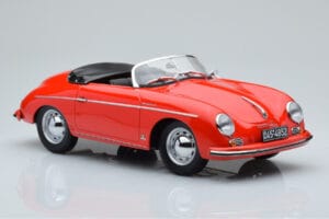 Porsche 356 Speedster Punainen Norev 1:18 187461 Metalli — kuva 4 / 6