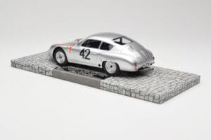 Porsche 356B 1600 GS Carrera GTL Abarth #42 H. Herrmann / H. Linge Targa Florio 1962 Minichamps 1:18 107626842 Hartsi — kuva 5 / 6