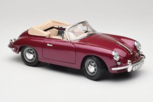 Porsche 356B Avoauto Munakoiso Bburago 1:18 3021-M4 Metalli — kuva 6 / 8
