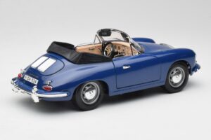 Porsche 356B Avoauto Sininen Bburago 1:18 3051 Metalli — kuva 3 / 8