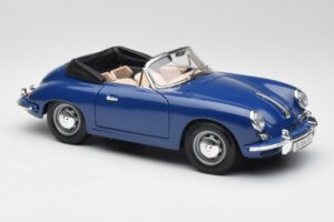 Porsche 356B Avoauto Sininen Bburago 1:18 3051 Metalli — kuva 6 / 8