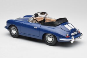 Porsche 356B Avoauto Sininen Bburago 1:18 3051 Metalli — kuva 7 / 8