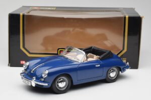 Porsche 356B Avoauto Sininen Bburago 1:18 3051 Metalli — kuva 8 / 8