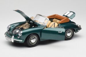 Porsche 356B Avoauto Vihreä Bburago 1:18 3051-M1 Metalli — kuva 2 / 8