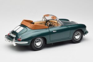 Porsche 356B Avoauto Vihreä Bburago 1:18 3051-M1 Metalli — kuva 3 / 8