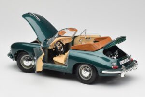 Porsche 356B Avoauto Vihreä Bburago 1:18 3051-M1 Metalli — kuva 5 / 8