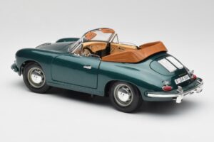 Porsche 356B Avoauto Vihreä Bburago 1:18 3051-M1 Metalli — kuva 7 / 8