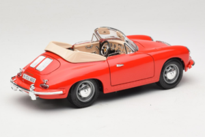 Porsche 356B Avoauto Punainen Tchibo 1:18 45703 Metalli — kuva 3 / 8