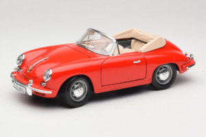 Porsche 356B Avoauto Punainen Tchibo 1:18 45703 Metalli