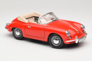 Porsche 356B Avoauto Punainen Tchibo 1:18 45703 Metalli — kuva 6 / 8