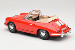 Porsche 356B Avoauto Punainen Tchibo 1:18 45703 Metalli — kuva 7 / 8