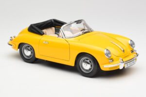 Porsche 356B Avoauto Keltainen Bburago 1:18 3031 Metalli — kuva 6 / 8