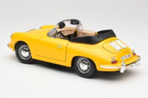 Porsche 356B Avoauto Keltainen Bburago 1:18 3031 Metalli — kuva 7 / 8