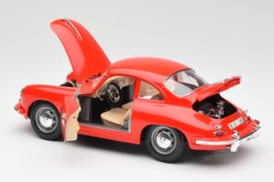 Porsche 356B Punainen Bburago 1:18 3021 Metalli — kuva 5 / 8