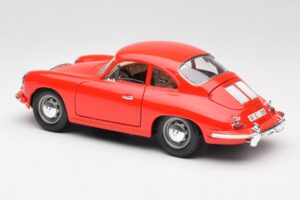 Porsche 356B Punainen Bburago 1:18 3021 Metalli — kuva 7 / 8