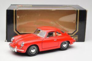 Porsche 356B Punainen Bburago 1:18 3021 Metalli — kuva 8 / 8