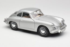 Porsche 356B Hopea Bburago 1:18 3021-M1 Metalli — kuva 6 / 8