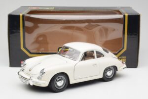 Porsche 356B Valkoinen Bburago 1:18 3021-M3 Metalli — kuva 8 / 8