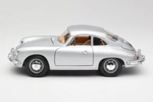 Porsche 356B Hopea & Ruskea Sisusta Bburago 1:18 3021-M2 Metalli — kuva 4 / 8