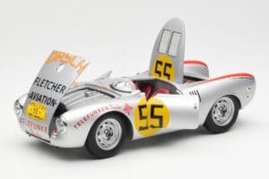 Porsche 550-1500 RS Spyder #55 H. Herrmann Carrera Panamericana 1954 AUTOart 1:18 85470 Metalli — kuva 2 / 8