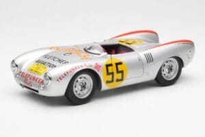 Porsche 550-1500 RS Spyder #55 H. Herrmann Carrera Panamericana 1954 AUTOart 1:18 85470 Metalli
