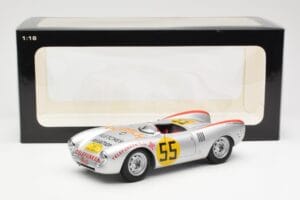 Porsche 550-1500 RS Spyder #55 H. Herrmann Carrera Panamericana 1954 AUTOart 1:18 85470 Metalli — kuva 8 / 8
