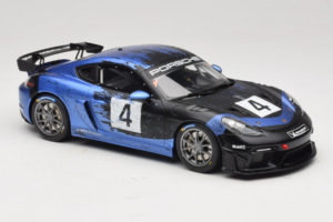 Porsche 718 Cayman GT4 RS Clubsport Musta Sininen Otto 1:18 OT469 Hartsi — kuva 4 / 6