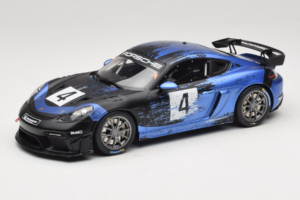 Porsche 718 Cayman GT4 RS Clubsport Musta Sininen Otto 1:18 OT469 Hartsi