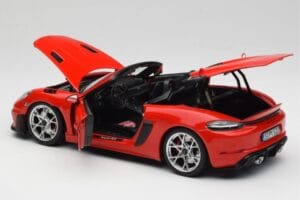 Porsche 718 Spyder RS Guards Red Norev 1:18 187271 Metalli — kuva 5 / 8